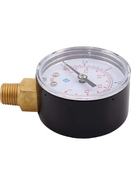 ~ 1bar 50MM Su Basıncı Ölçer Ölçer 1/4 Inç Npt Konu Manometre TS-50-15PSI (Yurt Dışından)