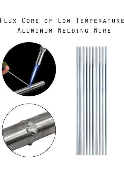Taşınabilir 1.6mm 500MM Düşük Sıcaklık Alüminyum Kaynak Teli Lehim Tozu Gerekmez (Yurt Dışından)