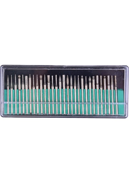 30 Adet 3mm Çapak Uçları Kafa Taşlama Iğnesi Oyma Parlatma Matkap Aracı Podazz (Yurt Dışından)