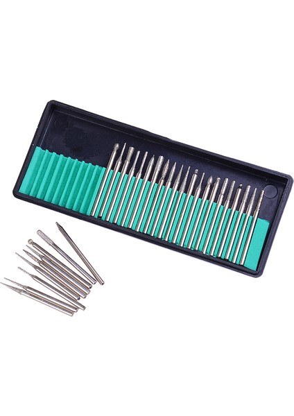 30 Adet 3mm Çapak Uçları Kafa Taşlama Iğnesi Oyma Parlatma Matkap Aracı Podazz (Yurt Dışından)