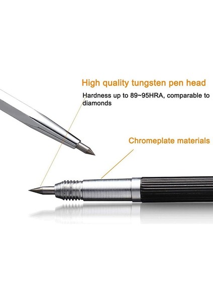 Çift Uçlu Tungsten Çelik Kalem Seramik Scriber Işaretleme Gravür Kalemi (Yurt Dışından)