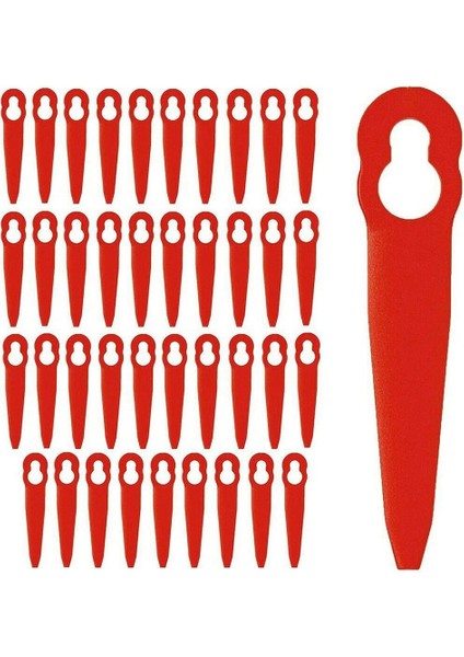 Çim Biçme Makinesi Için Plastik Bıçaklar-40 * Plastik Bıçaklar-Kırmızı (Yurt Dışından) modelleri
