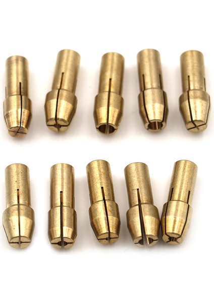 10 Adet Pirinç Matkap Aynası Pens Uçları 0.5-3.2mm 4.8mm Sap Döner Alet Için Sevıch (Yurt Dışından)