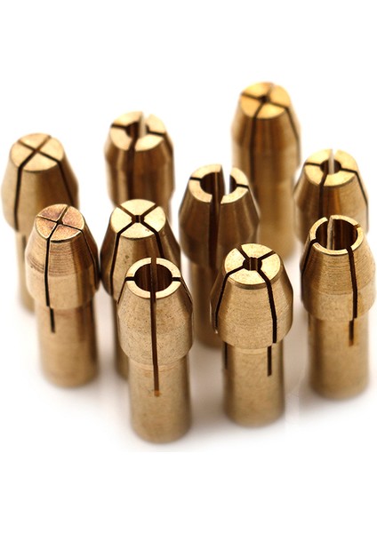 10 Adet Pirinç Matkap Aynası Pens Uçları 0.5-3.2mm 4.8mm Sap Döner Alet Için Sevıch (Yurt Dışından) indirimleri