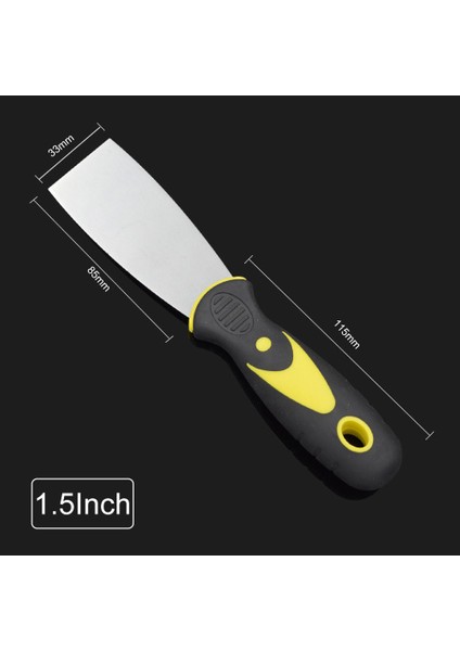 1-6 Inç Kalınlaşmış Plastik Saplı Karbon Çelik Macun Bıçak Duvar Sıva Aleti (Yurt Dışından) indirimleri