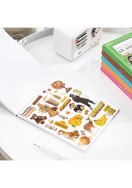 Jıanwu 50 Adet Sevimli El Hesabı Dergisi Çıkartma Kitabı Yaratıcı Desen Dıy Scrapbooking Kolaj Günlüğü Çıkartmalar Kawaii Kırtasiye (Yurt Dışından) modelleri
