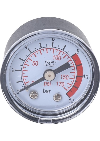 0-12BAR 0-170PSI 10MM Konu Gaz Hava Pompası Basınç Göstergesi Kompresör Manometre (Yurt Dışından) modelleri