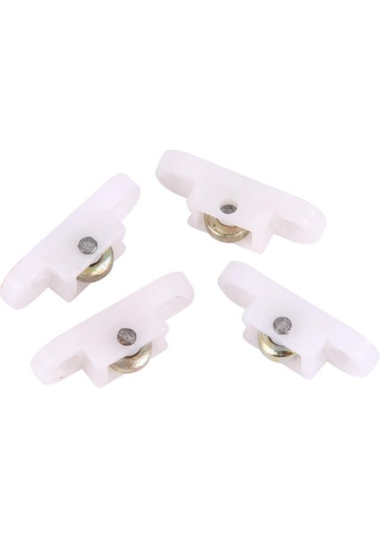 Lkpcıgcxm 20 Parça Kapı Pencere Dolabı Tek Sürgülü Metal Makaralı Tekerlek 8mm Dmr. (Yurt Dışından)