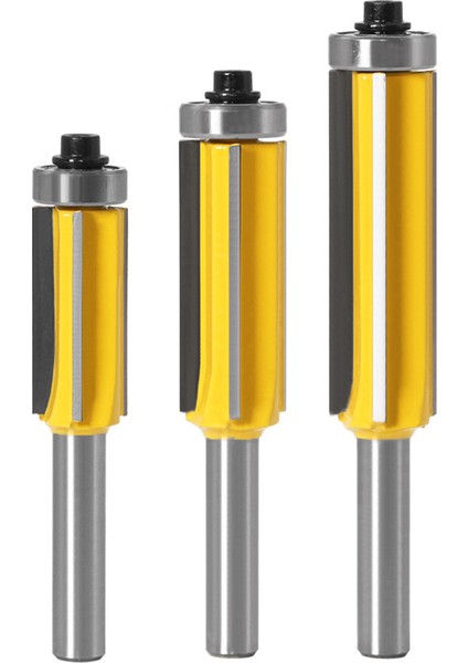 1/3 Adet 8mm Shank 4-Blade Düzeltici Yönlendirici Bit Ağaç Işleme Freze Kesici Aracı (Yurt Dışından)