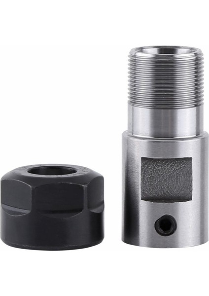 ER11 Collet Chuck Motor Şaftı Uzatma Çubuğu Mili Collet Torna Araçları Tutucu Iç 8 mm Cnc Freze Sıkıcı Taşlama (Yurt Dışından)