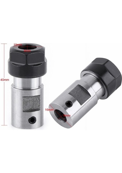 ER11 Collet Chuck Motor Şaftı Uzatma Çubuğu Mili Collet Torna Araçları Tutucu Iç 8 mm Cnc Freze Sıkıcı Taşlama (Yurt Dışından)