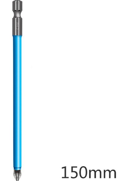 Dası 6.35MM Ph2 Kaymaz Manyetik Phillips Tornavida Uçları S2 Kaymaz Uzun Erişimli Elektrikli Tornavida Uçları 25 ~ 150MM Vida Altıgen Şaft Uçları Hassas Ph2 Tek Çapraz Başlı Uçlar (Yurt Dışından)