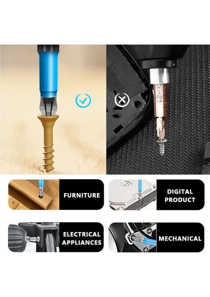 Dası 6.35MM Ph2 Kaymaz Manyetik Phillips Tornavida Uçları S2 Kaymaz Uzun Erişimli Elektrikli Tornavida Uçları 25 ~ 150MM Vida Altıgen Şaft Uçları Hassas Ph2 Tek Çapraz Başlı Uçlar (Yurt Dışından) modelleri