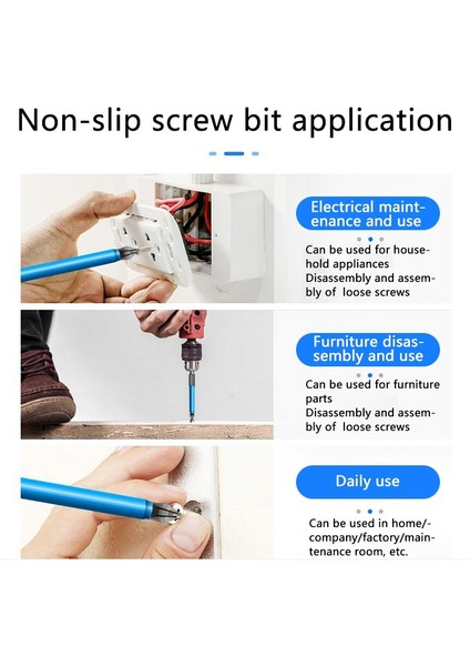 Dası 6.35MM Ph2 Kaymaz Manyetik Phillips Tornavida Uçları S2 Kaymaz Uzun Erişimli Elektrikli Tornavida Uçları 25 ~ 150MM Vida Altıgen Şaft Uçları Hassas Ph2 Tek Çapraz Başlı Uçlar (Yurt Dışından) fırsatları