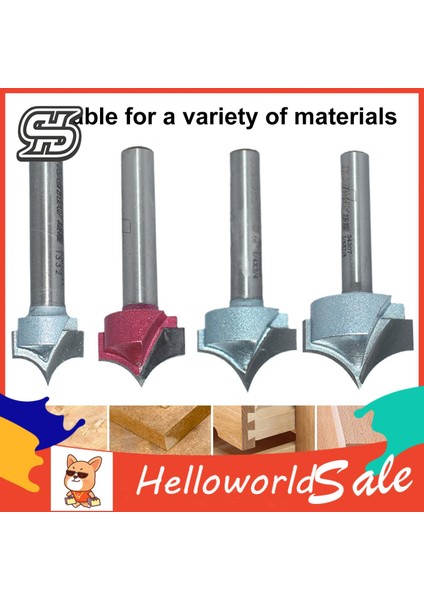 Helloworld Ahşap Kesici Endüstriyel Sınıf Marangozluk Pah Kırpma Kesici (Yurt Dışından)