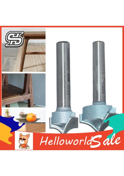 Helloworld Ahşap Kesici Endüstriyel Sınıf Marangozluk Pah Kırpma Kesici (Yurt Dışından)