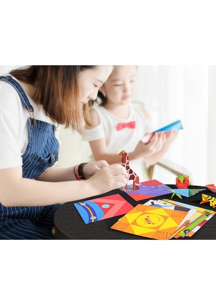 108 Adet Karikatür Origami Kitap Kağıt Sanat ve El Sanatları Dıy El Yapımı Bulmaca Hayvan El Sanatları Çocuklar Için Eğitici Çocuk Oyuncak (Yurt Dışından) fırsatları