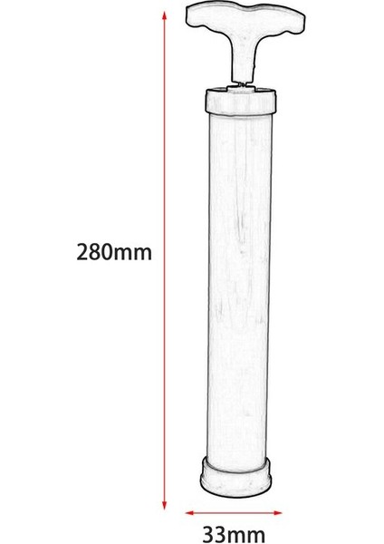 Manuel Vakum Mühürlü Sıkıştırılmış Saklama Torbası Pompası Kompakt El Hava Vakum Pompası (Yurt Dışından)