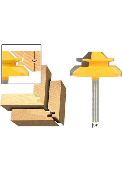 1/4 Kolu 45 Derece Ağaç Işleme Gravür Aracı Tungsten Karbür Cnc Ahşap Araçları Karbür Alaşımlı Ahşap Freze (Yurt Dışından)