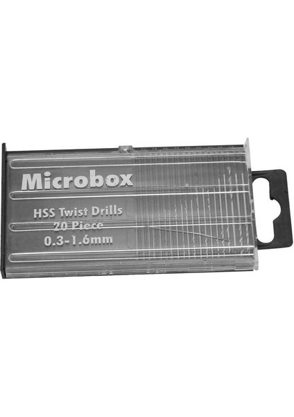 20 Adet Mini Mikro Hss Büküm Matkap Ucu Seti 0.3mm-1.6mm Ahşap Plastik Için Kılıf ile (Yurt Dışından)