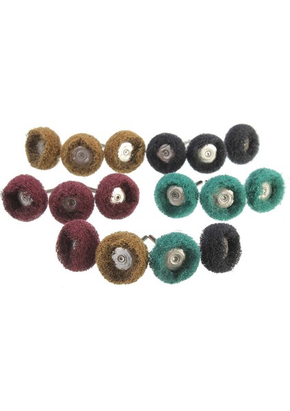 10 Adet Mini Matkap Aşındırıcı Fırça Naylon Parlatıcı Parlatma Tekerleği 3mm Shank Podazz (Yurt Dışından)