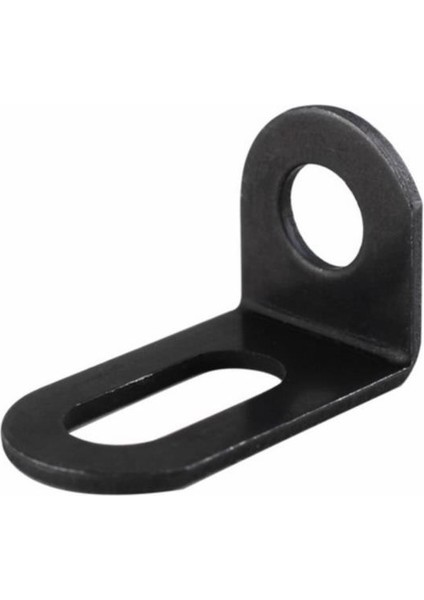 10 Adet Metal Köşe Parantez Parantez Sağ Açı L Şekli Brace Braketi Siyah Mpj (Yurt Dışından)