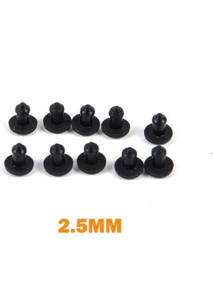 10 Adet Silikon Kauçuk Geçmeli Delik Fişi 2.5-14MM Körleme Uç Kapakları Mühür Stoper Anlan (Yurt Dışından)