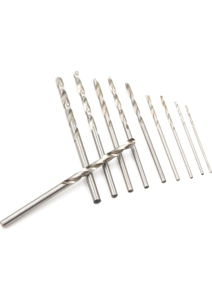 10 Adet Titanyum Kaplamalı Matkap Uçları Yüksek Hızlı Çelik Matkap Uçları Elektrikli El Aletleri 0.8-3mm Sevıch (Yurt Dışından)