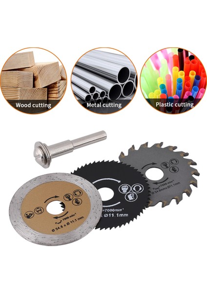 3 Adet Mini Dairesel Bıçak Kesme Diski Hss Kesici Disk Şaft Mini Matkap Araçları Ahşap Matkaplar Araçları Dış Çapı 54.8mm (Yurt Dışından) fırsatları