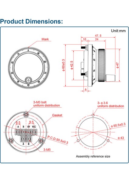 El Çarkı Cnc Pulser 60MM 5V 4/6pins Manuel Darbe Makinesi Döner Kodlayıcı Karşılaşması (Yurt Dışından)
