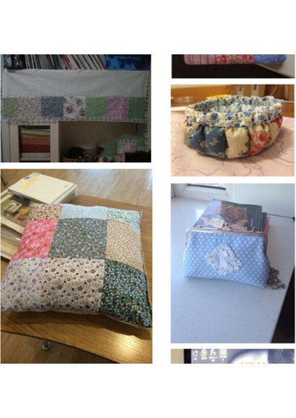 Adet 25*25 cm Renkli Pamuklu Kumaş Kumaş Dikiş Patchwork Çeşitli Ön Kesim Yağ Çeyrek Paket Dıy El Yapımı Zanaat Malzemesi (Yurt Dışından)