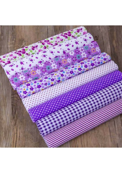 Adet 25*25 cm Renkli Pamuklu Kumaş Kumaş Dikiş Patchwork Çeşitli Ön Kesim Yağ Çeyrek Paket Dıy El Yapımı Zanaat Malzemesi (Yurt Dışından)