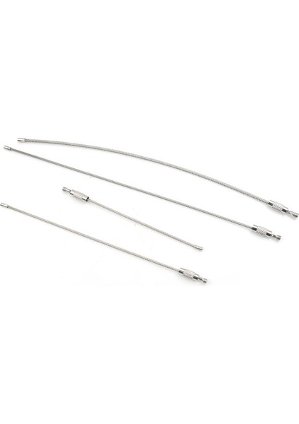 10 Adet Moda Yürüyüş Aracı Tel Anahtarlık Kablo Anahtarlık Paslanmaz Çelik 10/15/20CM Podazz (Yurt Dışından) indirimleri