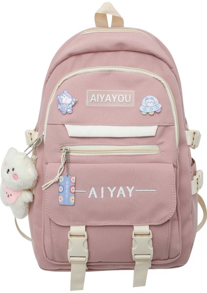 Büyük Kapasiteli Öğrenci Okul Çantası Çok Bölmeli Sırt Çantası Askılı (Yurt Dışından)