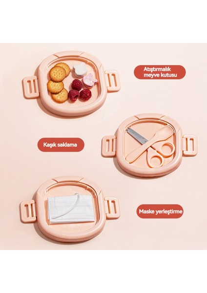 Anne ve Bebek Bebek Taşınabilir Tamamlayıcı Kase Seti Çocuk Sofra Öğle Yemeği Kutusu (Yurt Dışından) modelleri