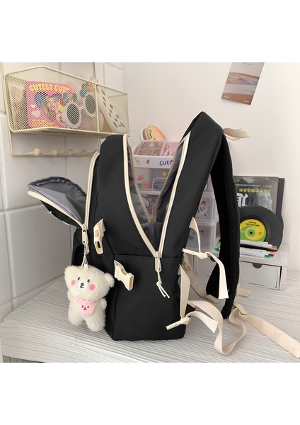 Büyük Kapasiteli Öğrenci Okul Çantası Çok Bölmeli Sırt Çantası Askılı (Yurt Dışından) indirimleri