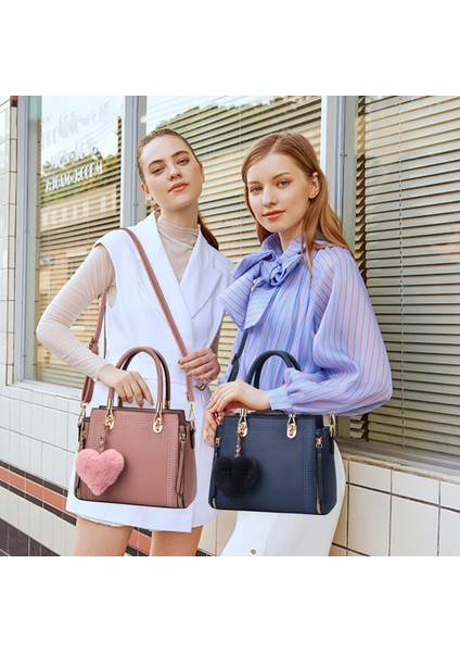 Büyük Kapasiteli Omuz Çantası Kadın Günlük Crossbody Çanta Deri Tote Çanta (Yurt Dışından) indirimleri