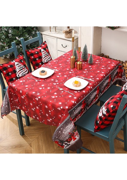 Christmas Decoration And Creative Christmas Tablecloth (Yurt Dışından) fırsatları