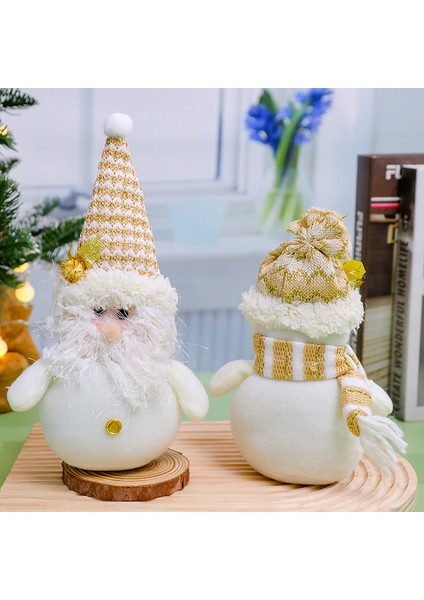 Noel Dwarf Doll Noel Dedektif Yaşlı Snowman Doll Noel Gift Gösterisi (Yurt Dışından) modelleri