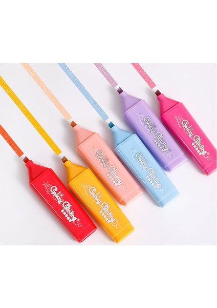 Chosch Highlighter Gala x y Glinting Fosforlu 6'lı Fosforlu Kalem indirimleri