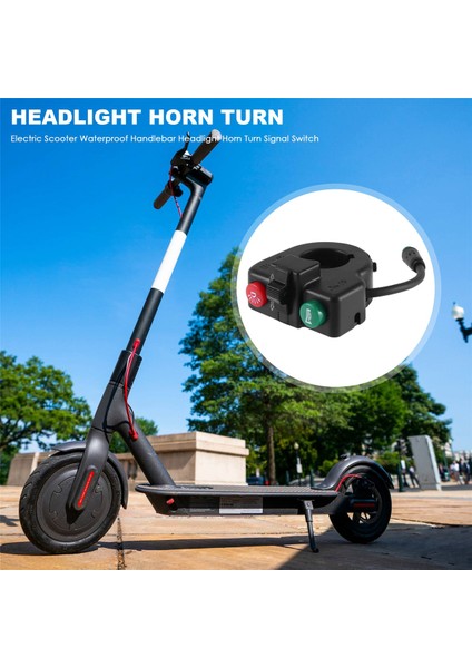 Elektrikli Scooter Su Geçirmez Gidon Far Korna Dönüş Sinyali Anahtarı Kugoo M4/pro Elektrikli Scooter Aksesuarları (Yurt Dışından)