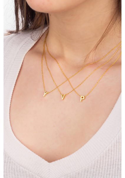 925 Ayar Gümüş Üç Boyutlu Harf Kolye fiyatları