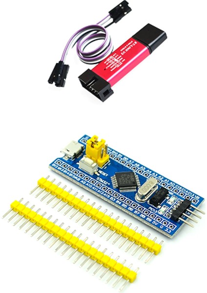 St-Link V2 Programlama Ünitesi Emülatör Indiricisi + 40PIN STM32F103C6T6 Arm STM32 Swd Minimum Sistem Kartı Mikro USB (Yurt Dışından)