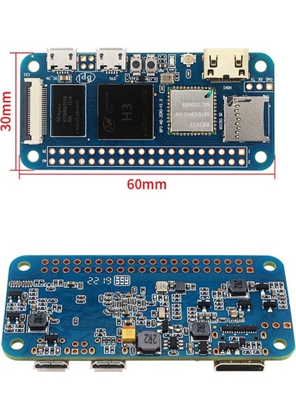 Muz Pi Için -M2 Sıfır Geliştirme Kurulu -Core 512MB Allwinner H3 Çip Sıfır W'ye Benzer (Yurt Dışından)