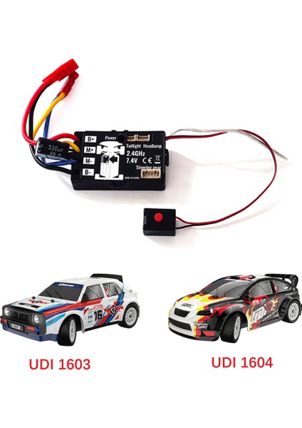 Rc Araba 2.4g Esc Yardımcı Gyro ile SG1603 SG1604 SG1605 SG1606 UD1601 UD1602 UD1603 1/16 Rc Araba Parçaları Aksesuarları (Yurt Dışından)