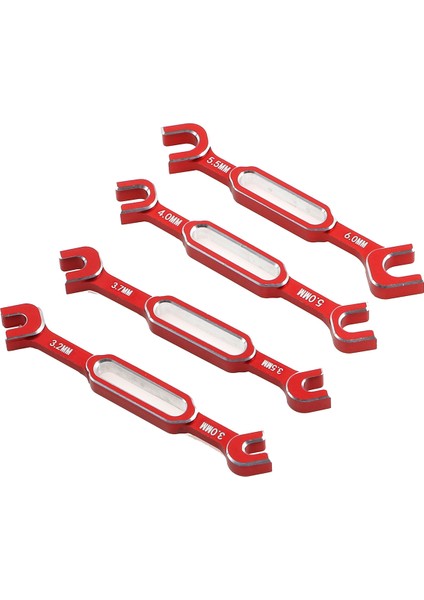 Anahtar Ayarı Itme Çubuğu Anahtarı Gerdirme Somunu Topu Uçlu Bağlantı Sökücü Aracı Rc Araba Için 3/3.2/3.5/3.7/4/5/5.5/6mm-Kırmızı (Yurt Dışından)