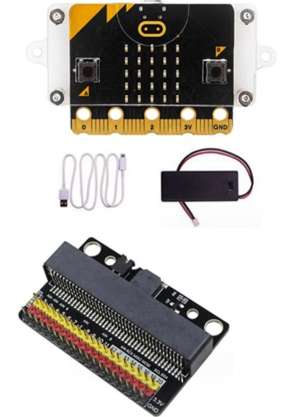 Microbit V2.0 Geliştirme Kurulu Microbit Akıllı Araç Kiti/qtruck/python Eğitim Bbc Microbit Dıy Için Programlanabilir Robot (Yurt Dışından)