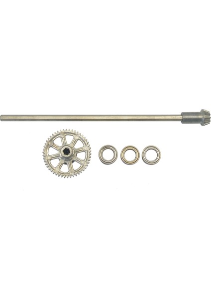 Metal Merkezi Tahrik Mili Seti QZJ04 Xinlehong Q901 Q902 Q903 9130 9136 9137 1/16 Rc Araba Yedek Parçaları (Yurt Dışından)
