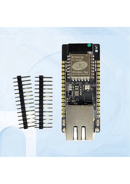 ETH01- Ethernet Wıfı Bluetooth 3'ü 1 Arada Iot Ağ Geçidi Uygun Modüllü Yerleşik ESP32-C3 Geliştirme Kartı (Yurt Dışından)