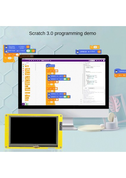 ESP32 8m Psram 16M Flash Geliştirme Kurulu Lvgl Grafik 4.3 Inç LCD Ekran Wifi Bluetooth Modülü Ekran (Yurt Dışından)